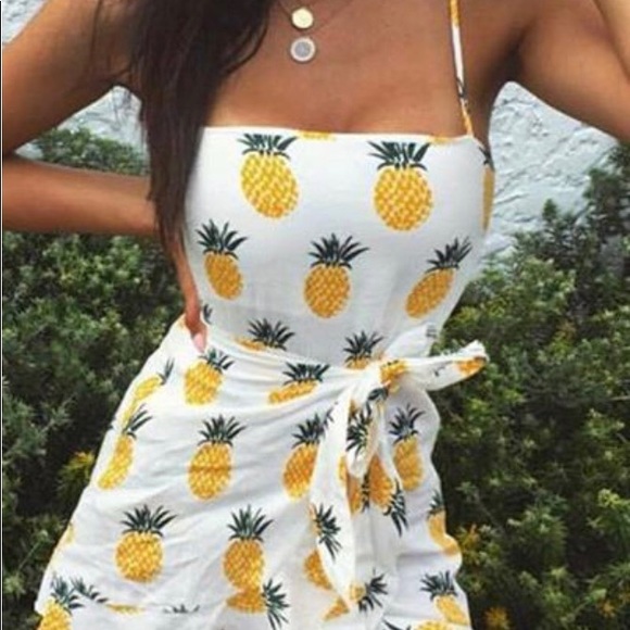RESTOCK!CUTE!! PINEAPPLE summer - Dress - Picture 2 of 6